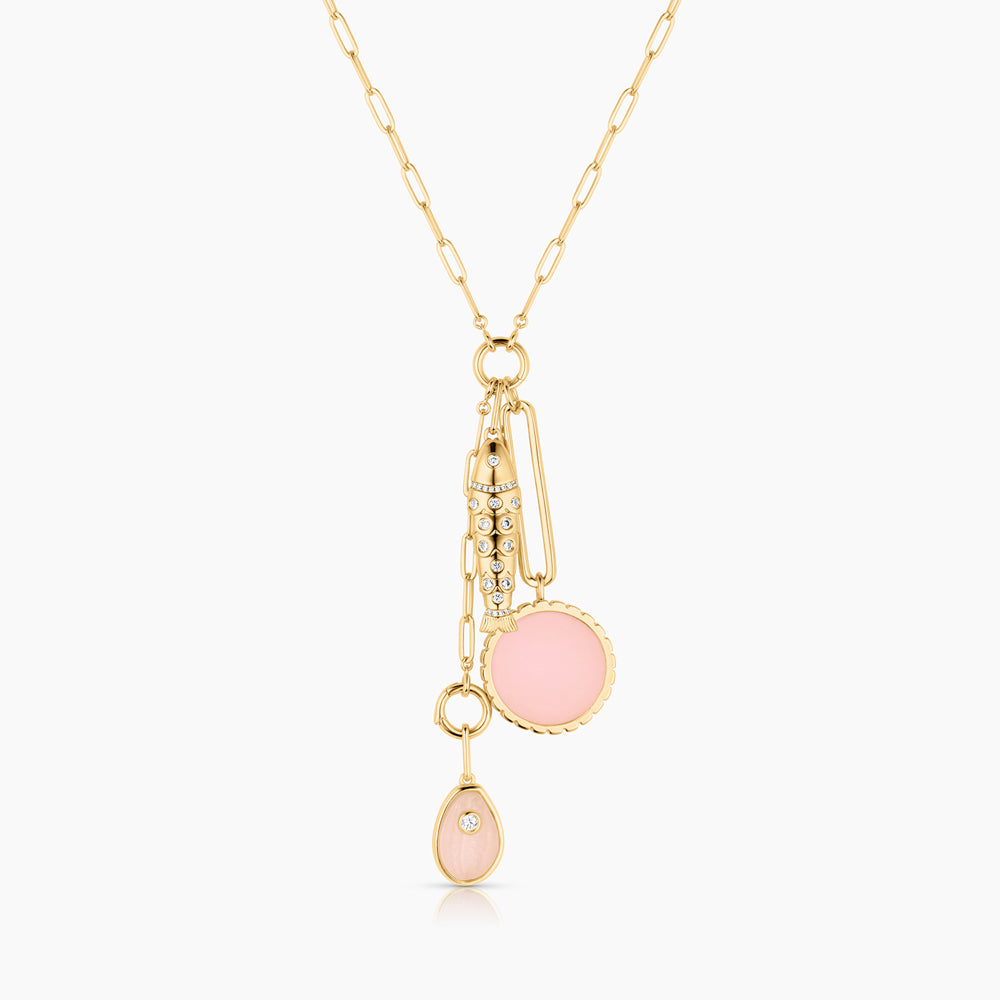Antibes Onyx Lariat Necklace – THATCH