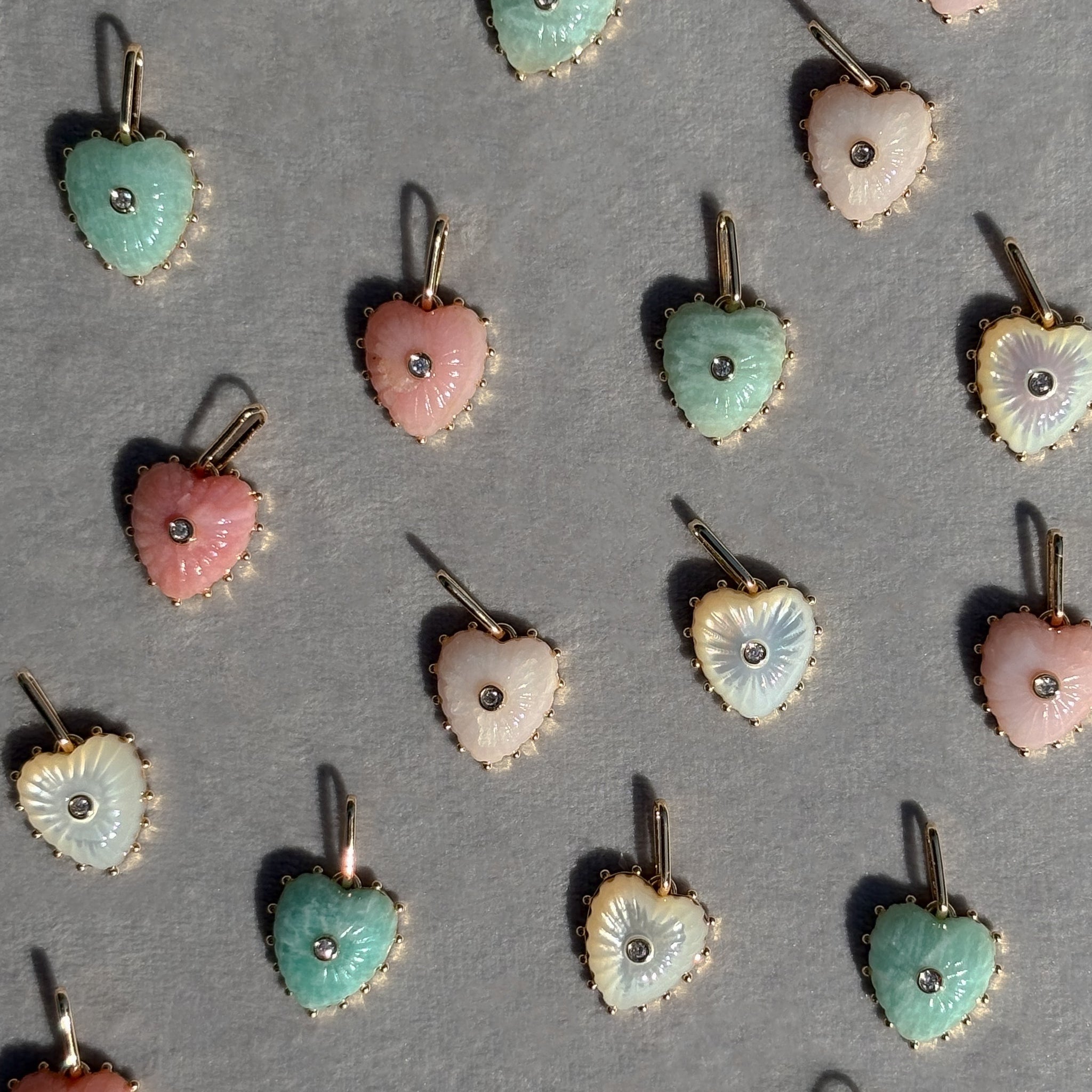 Isabel Amazonite Heart Necklace – THATCH