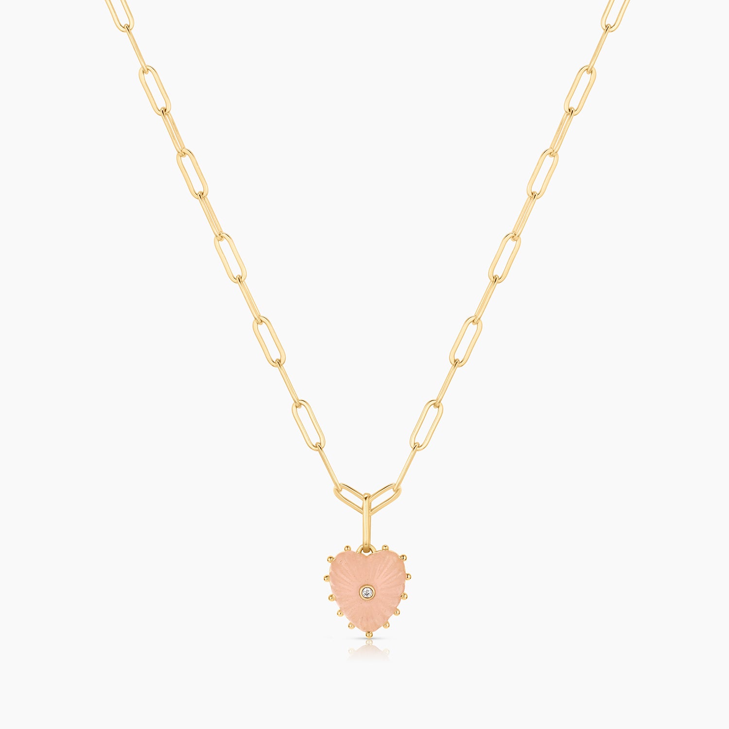 アクセサリー Isabel Amazonite Heart Necklace – THATCH