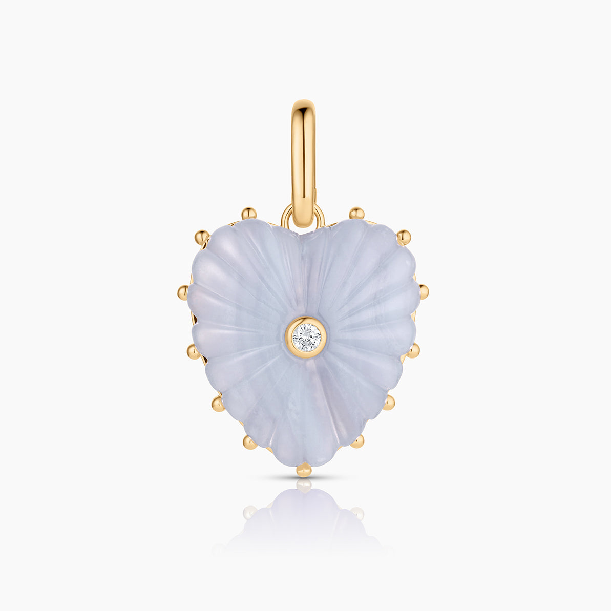 Malene Blue Lace Heart Clip – THATCH