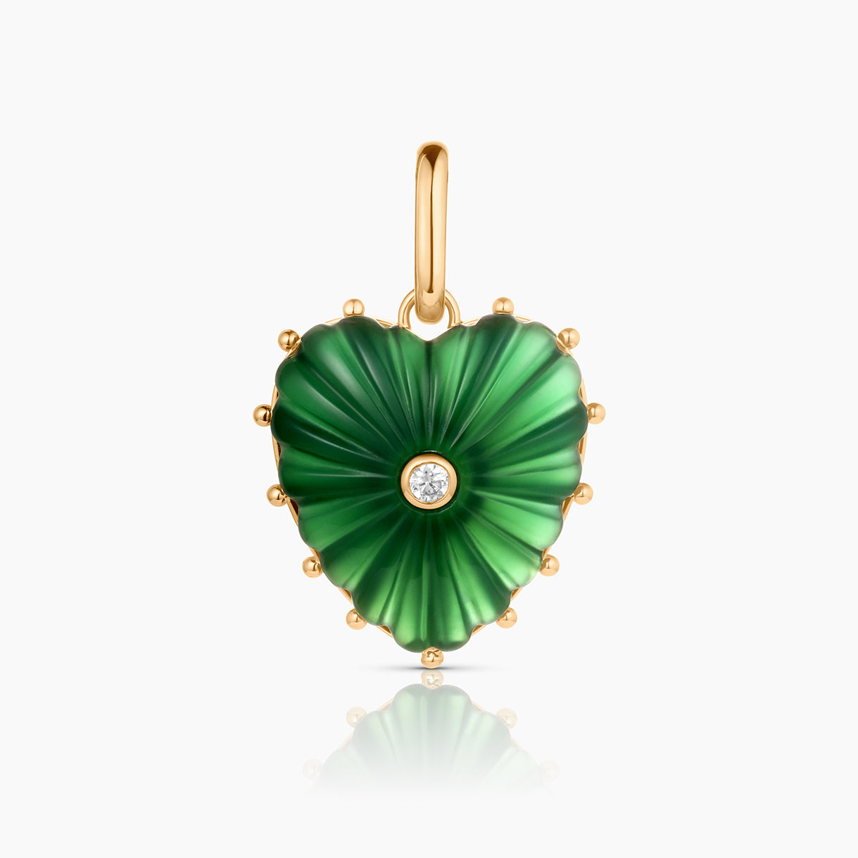 Malene Green Jade Clip – THATCH