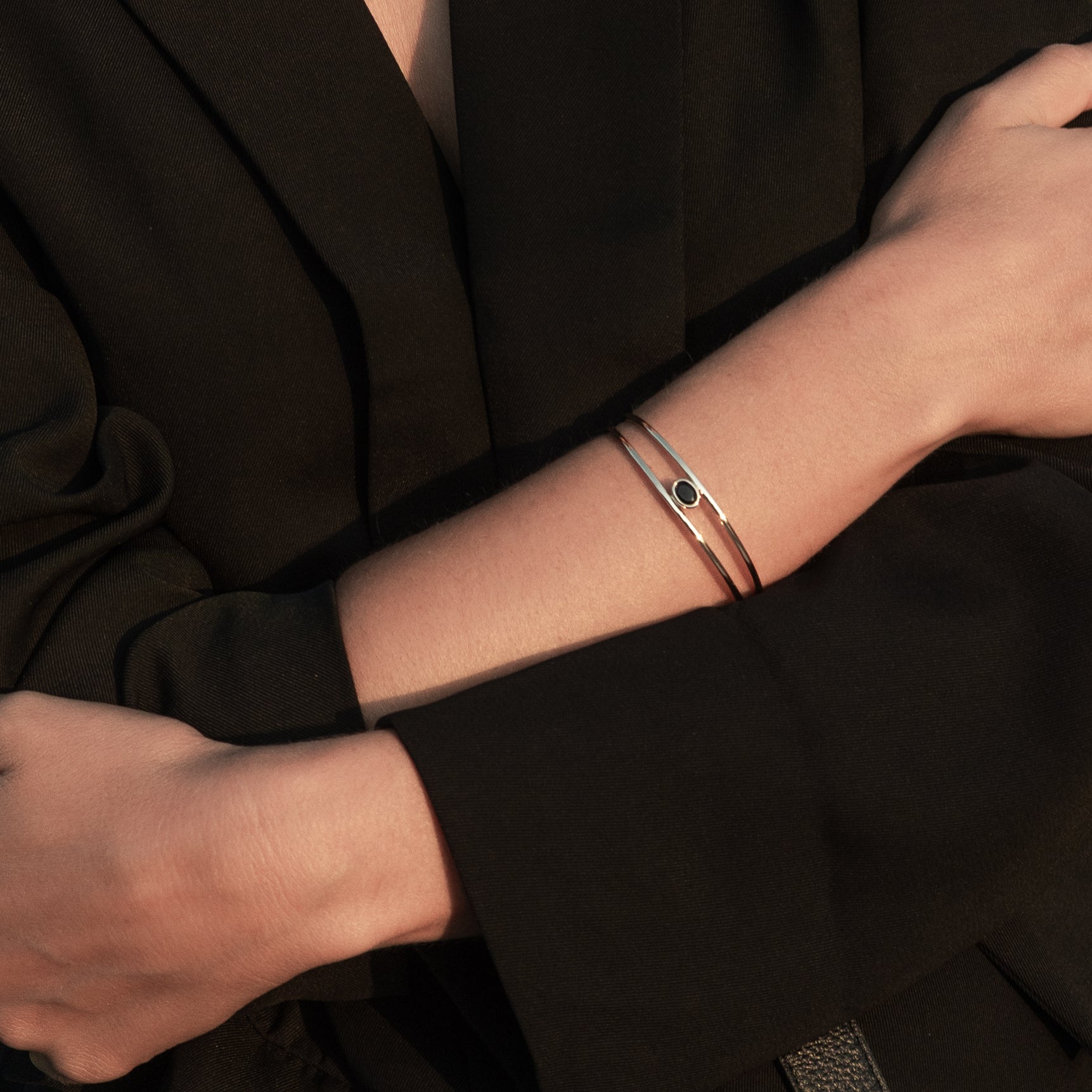 Monroe Black Cuff Bracelet – THATCH1