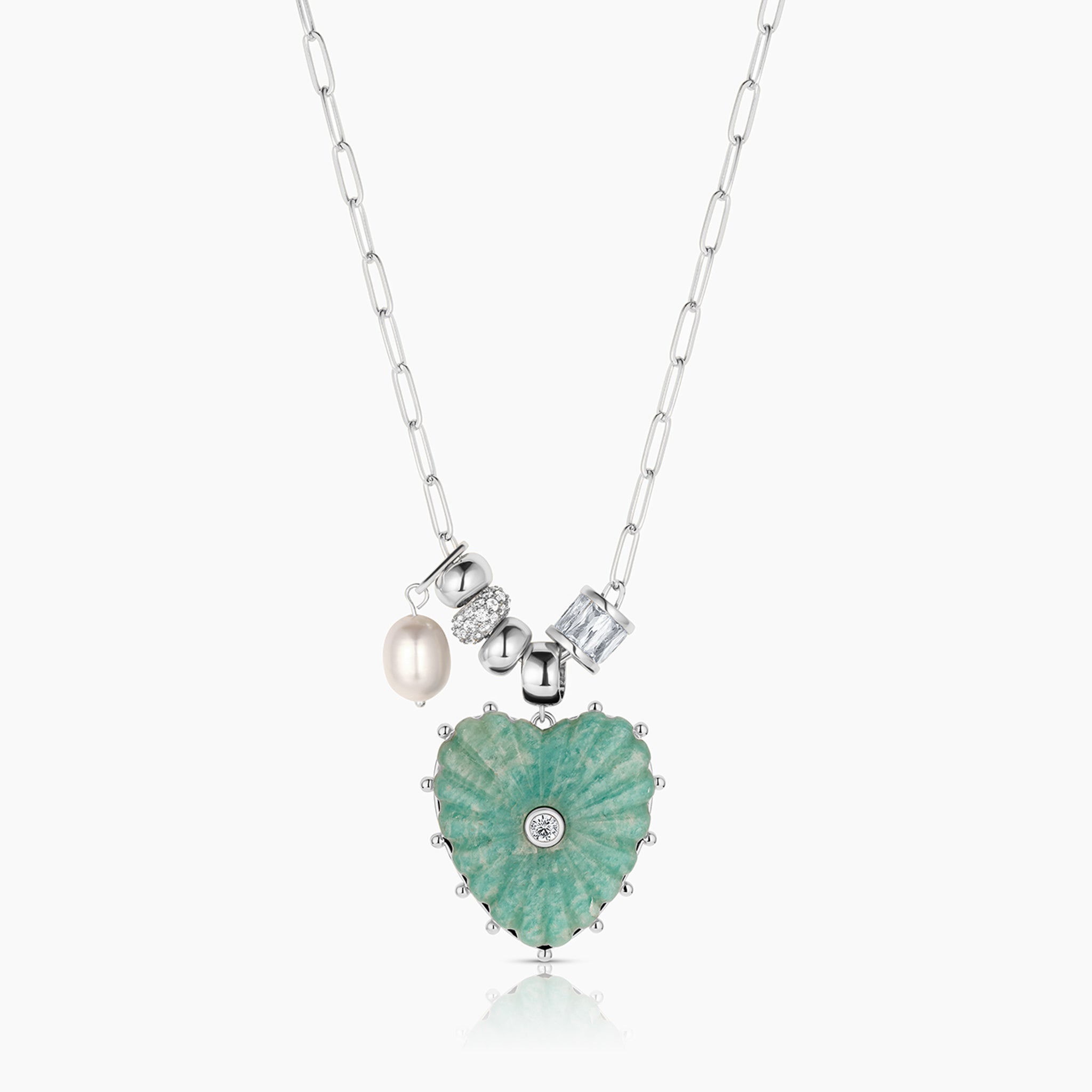 Soirée Lapis Heart Necklace – THATCH