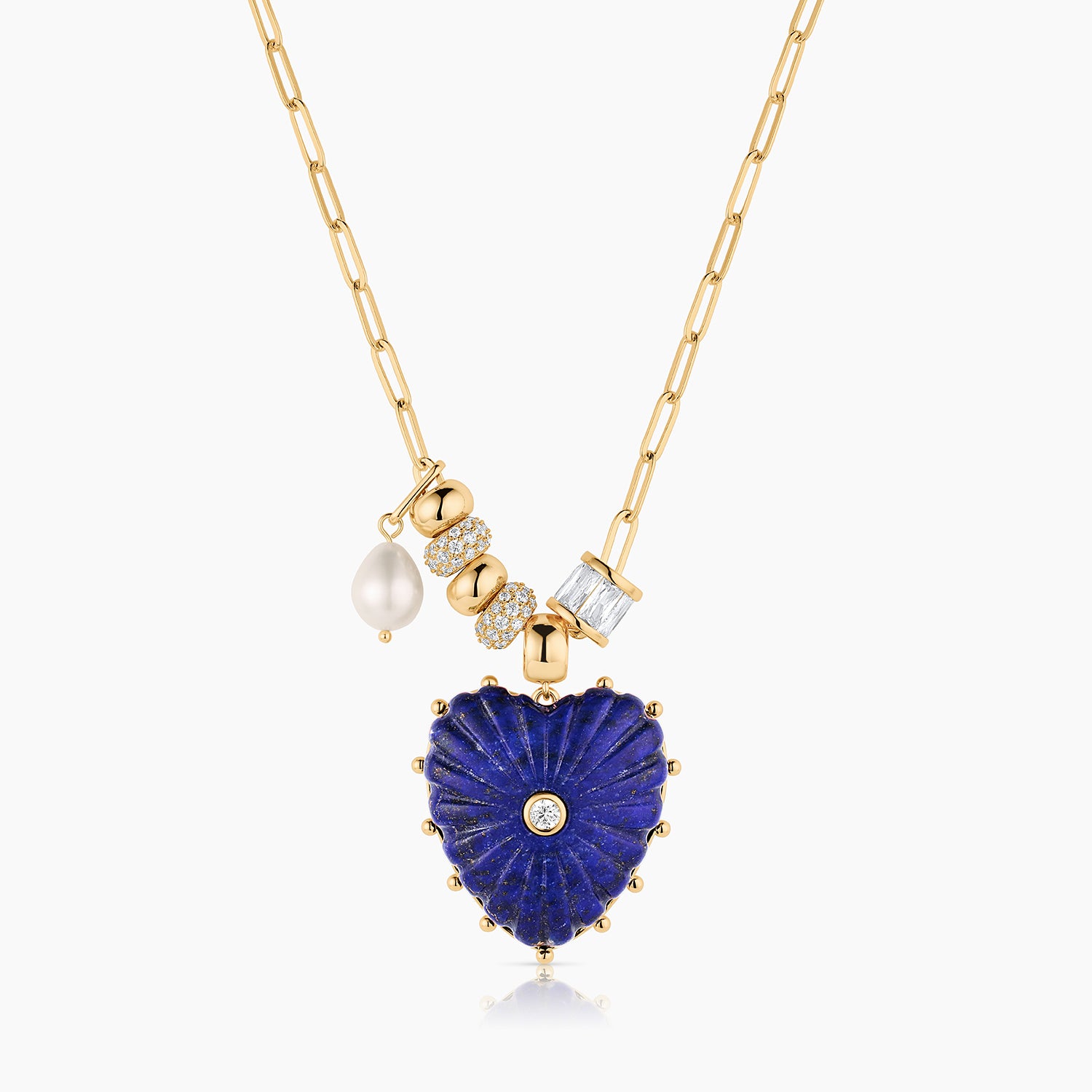 Soirée Green Jade Heart Necklace – THATCH