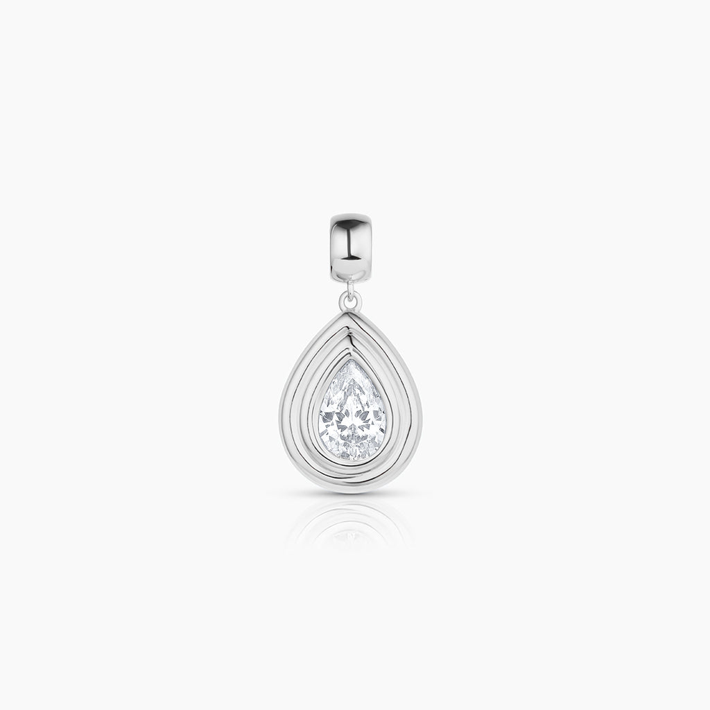 Starlet Teardrop Cubic Zirconia Bail
