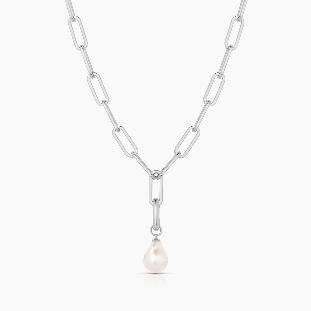 Talia Pearl Link Necklace