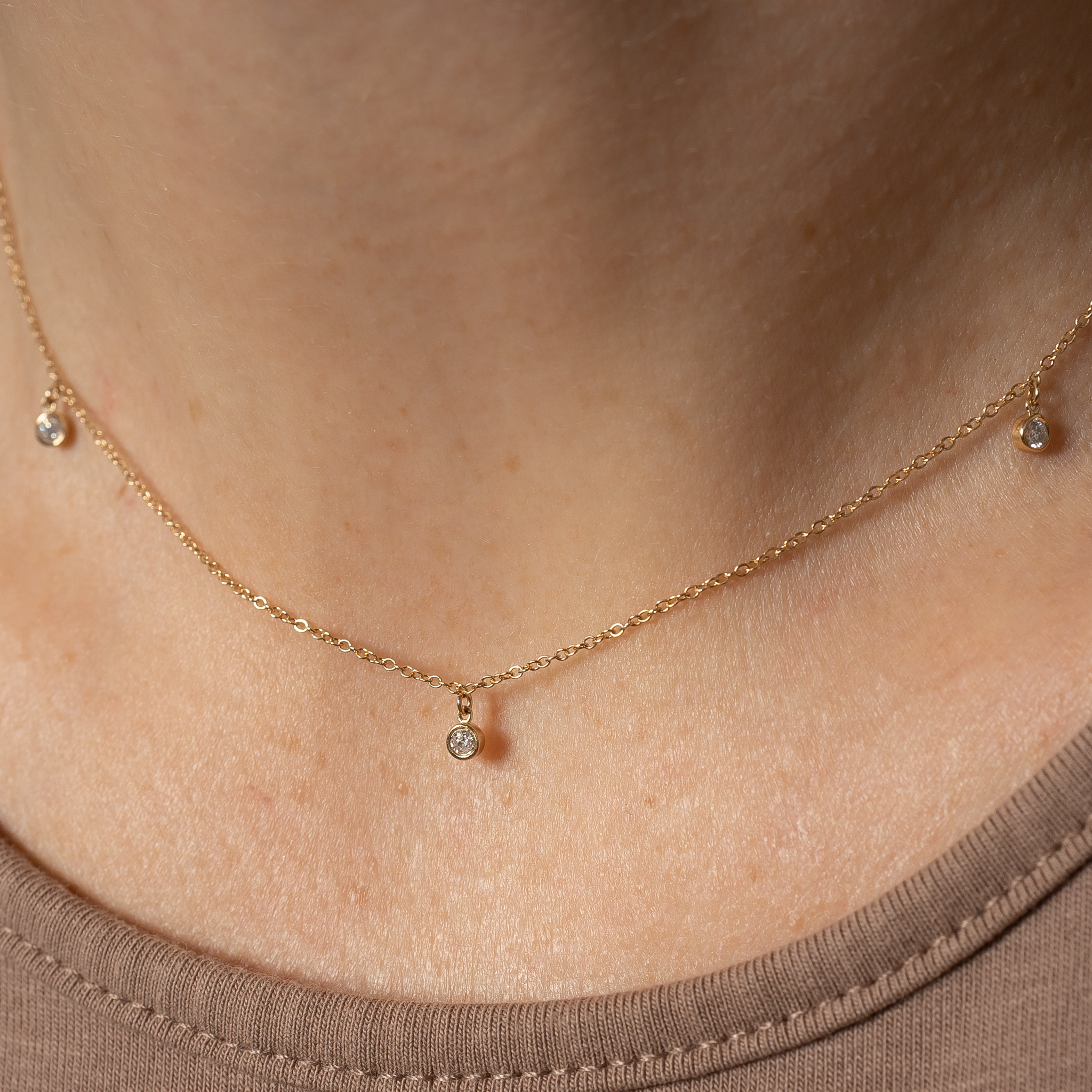 14k Fine Tori Diamond Choker Necklace – THATCH